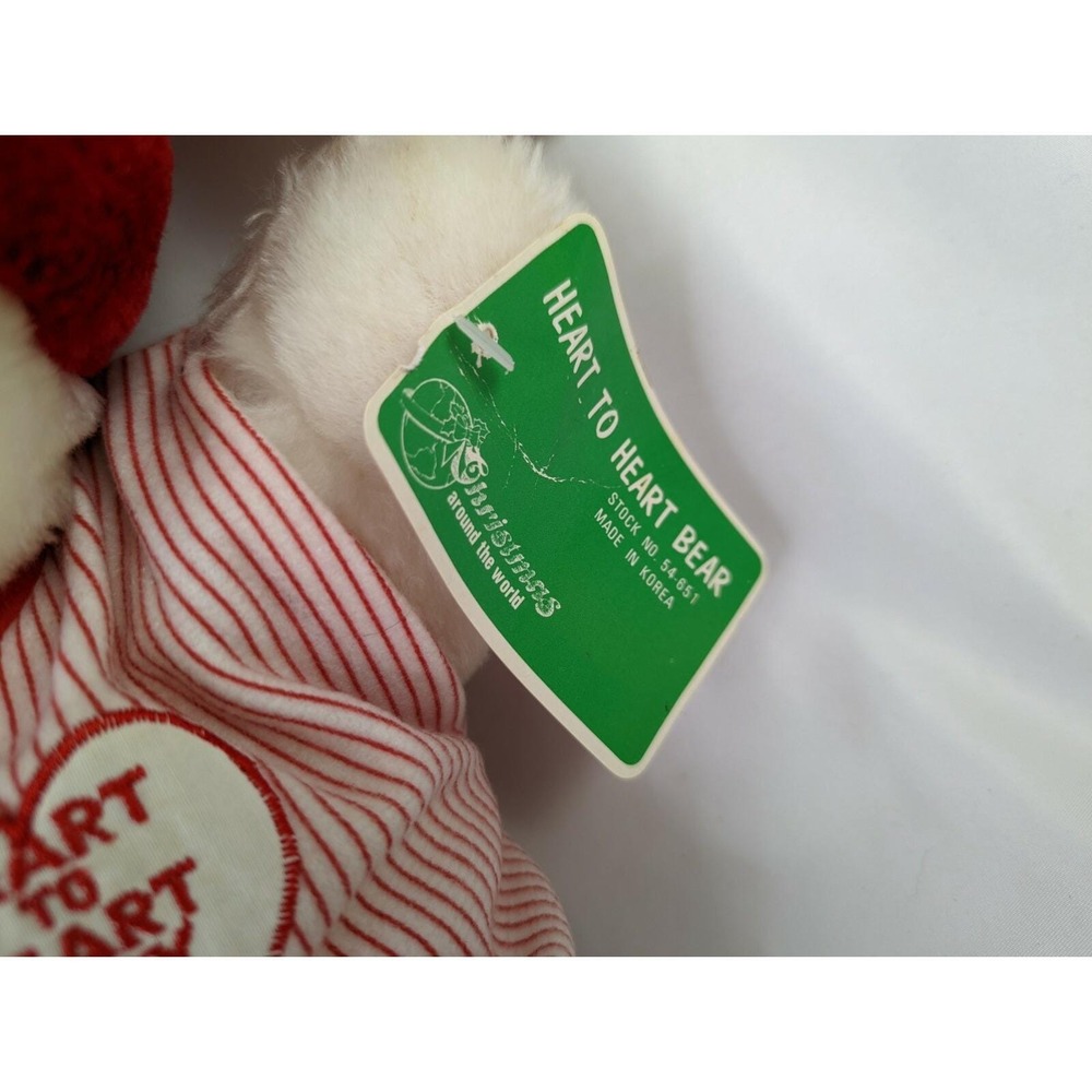 House of Lloyd Heart to Heart Bear Plush 13 In WORKS Christmas Around the World - Picture 5 of 10